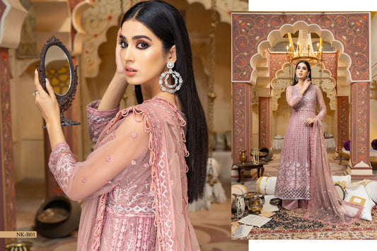 Luxury Formal Ready to Wear Net Collection by Noorma Kamal 01