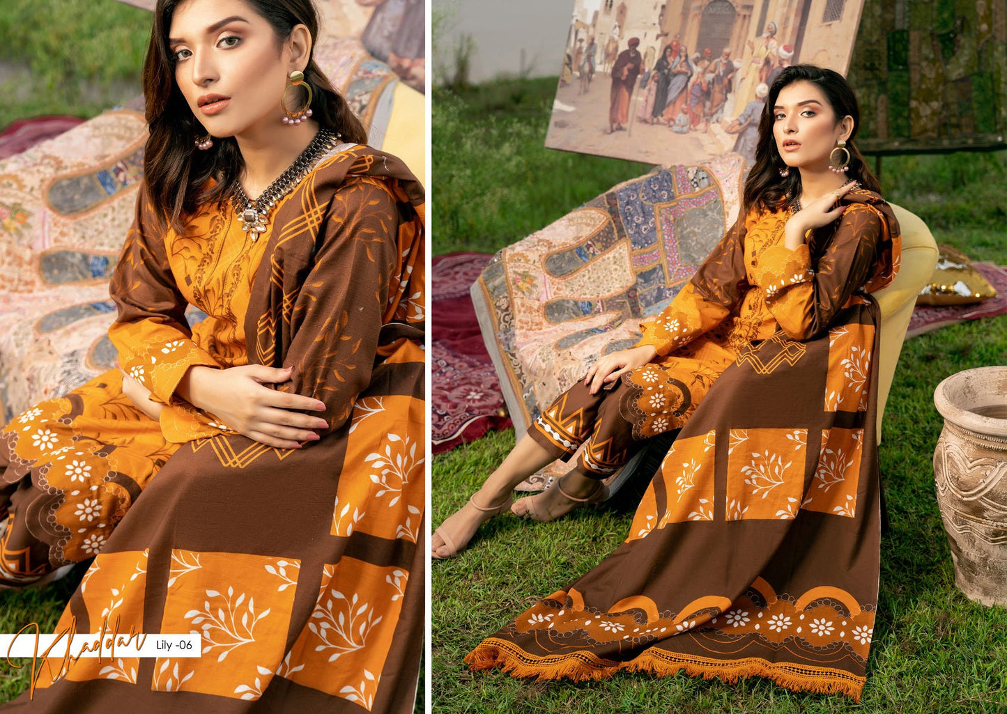 Winter Ready to Wear Digital khaddar Dress by Noorma Kaamal 06