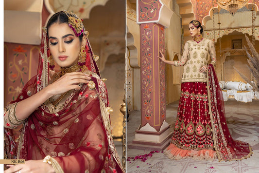 Luxury Formal Ready to Wear Net Collection by Noorma Kamal 06