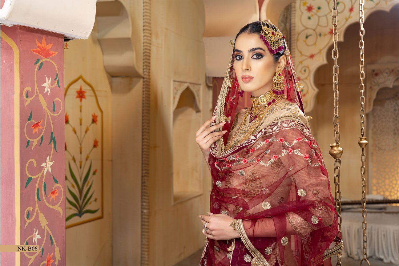 Luxury Formal Ready to Wear Net Collection by Noorma Kamal 06