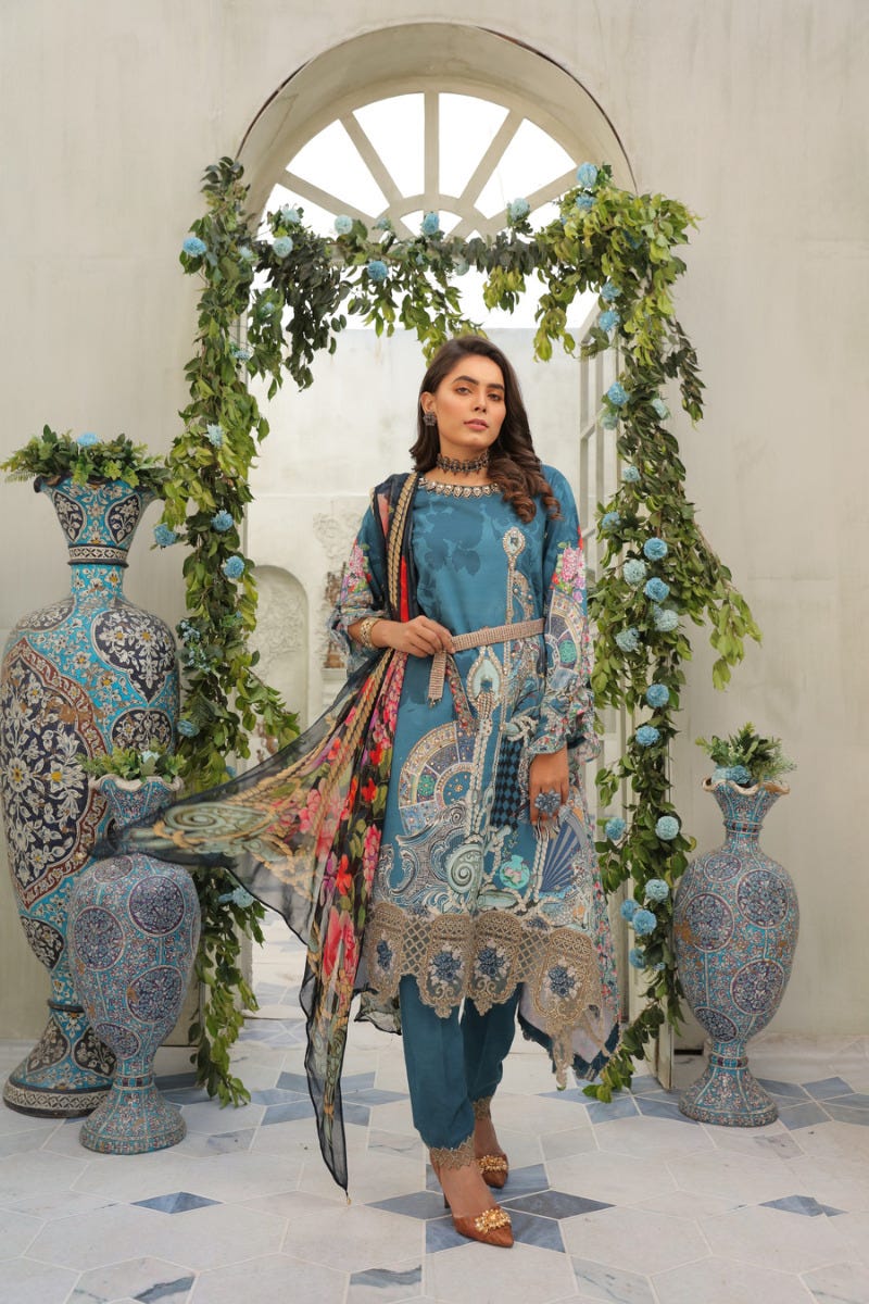 Luxury Eid Lawn Ready to Wear Collection by Simrans S-2044