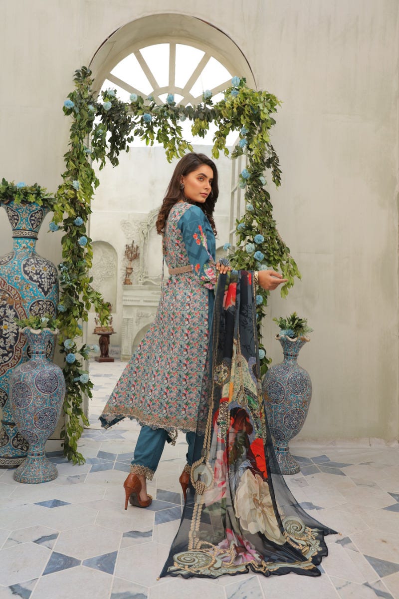 Luxury Eid Lawn Ready to Wear Collection by Simrans S-2044
