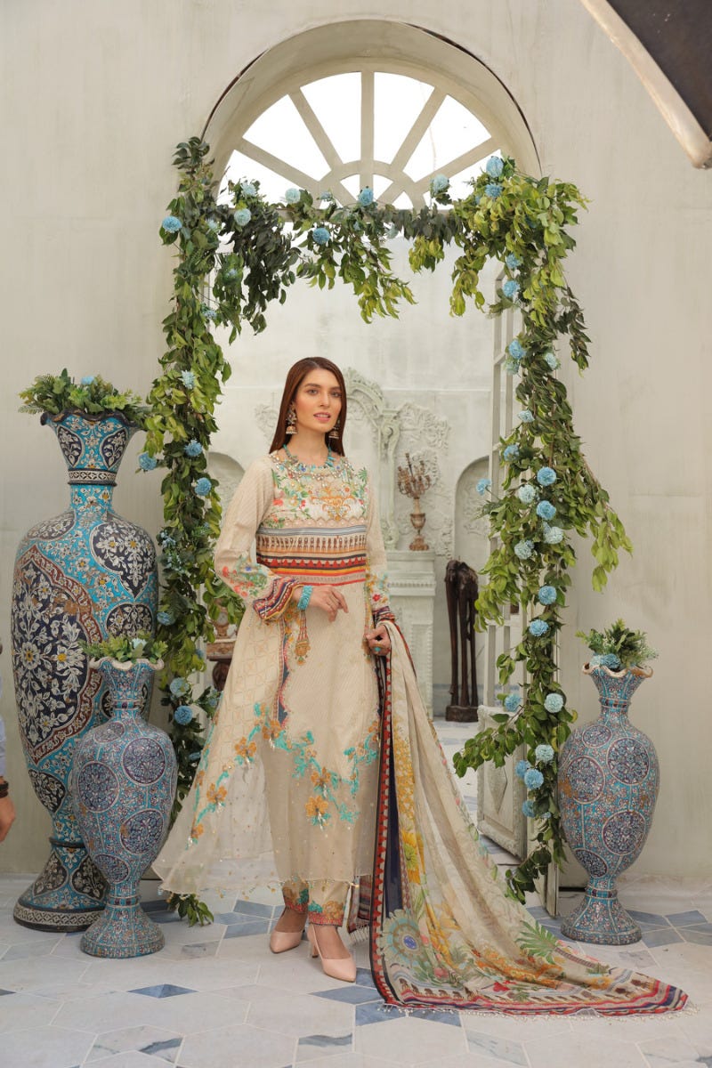 Luxury Eid Lawn Ready to Wear Collection by Simrans S-2021