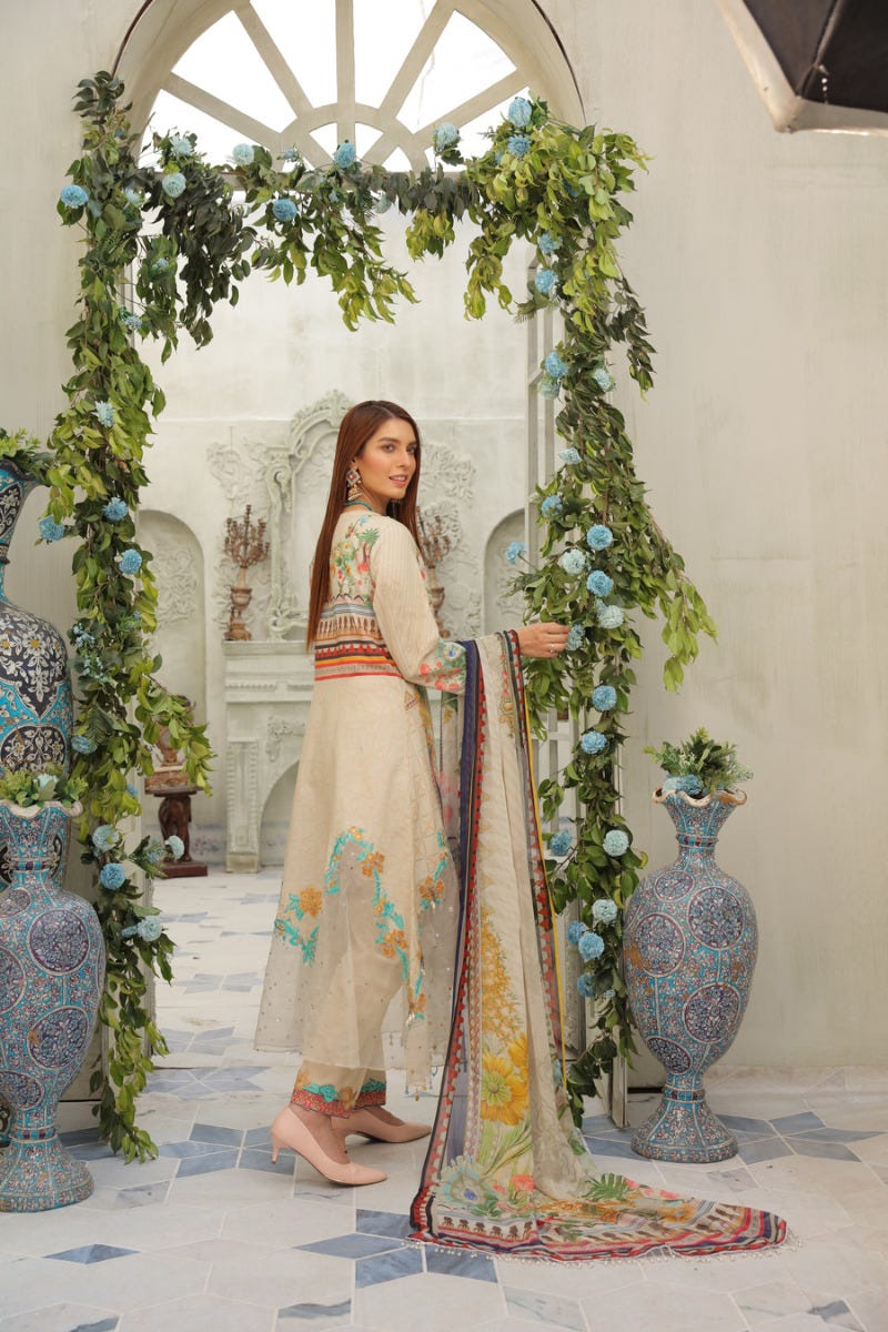 Luxury Eid Lawn Ready to Wear Collection by Simrans S-2021