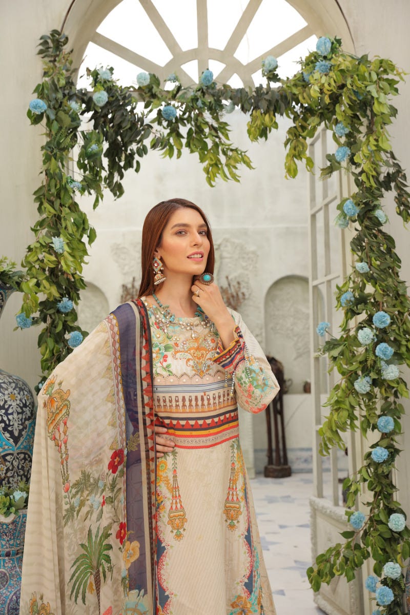 Luxury Eid Lawn Ready to Wear Collection by Simrans S-2021