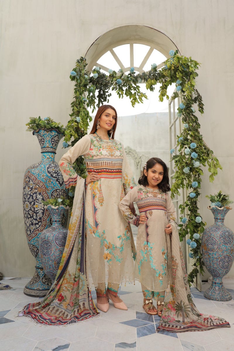 Kids Luxury Eid Lawn Ready to Wear Collection by Simrans KS-2021