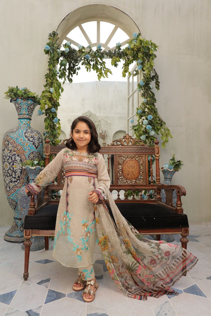 Kids Luxury Eid Lawn Ready to Wear Collection by Simrans KS-2021
