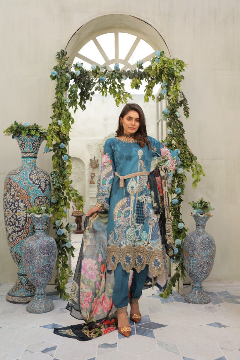 Luxury Eid Lawn Ready to Wear Collection by Simrans S-2044