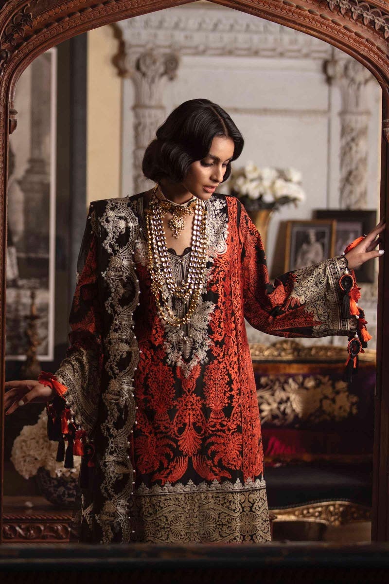 Sana Safinaz Luxury Lawn Ready to Wear Collection 11A