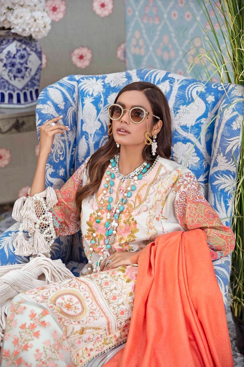 Sana Safinaz Luxury Lawn Ready to Wear Collection 6B