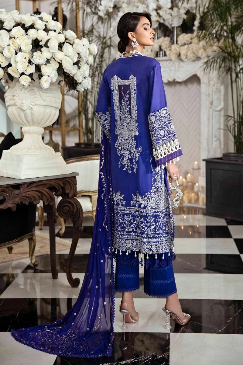 Sana Safinaz Luxury Lawn Ready to Wear Collection 7B