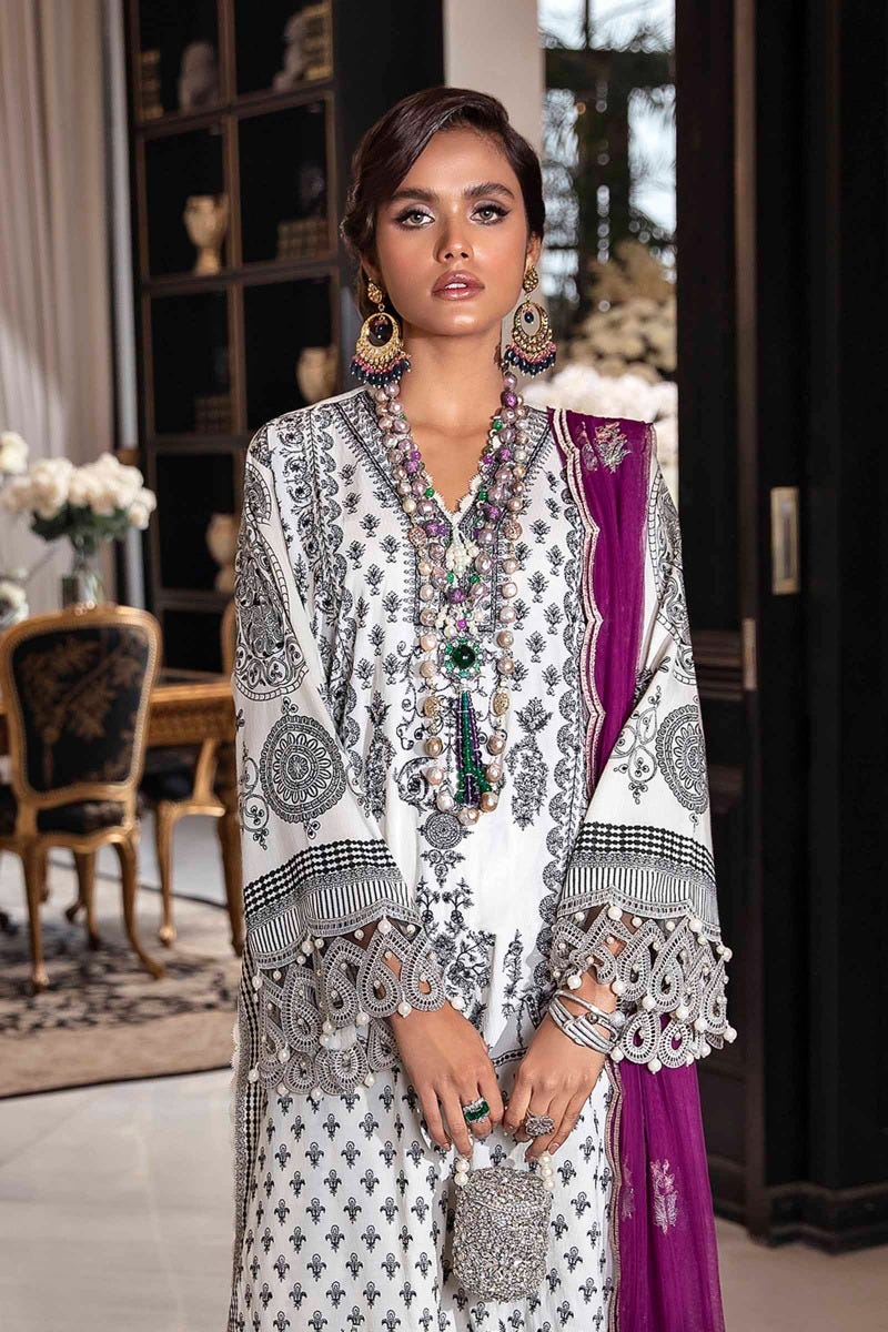 Sana Safinaz Luxury Lawn Ready to Wear Collection 9B