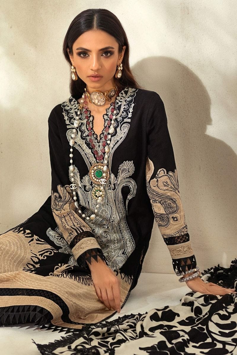 Sana Safinaz Muzlin Winter Ready to Wear Collection 17A