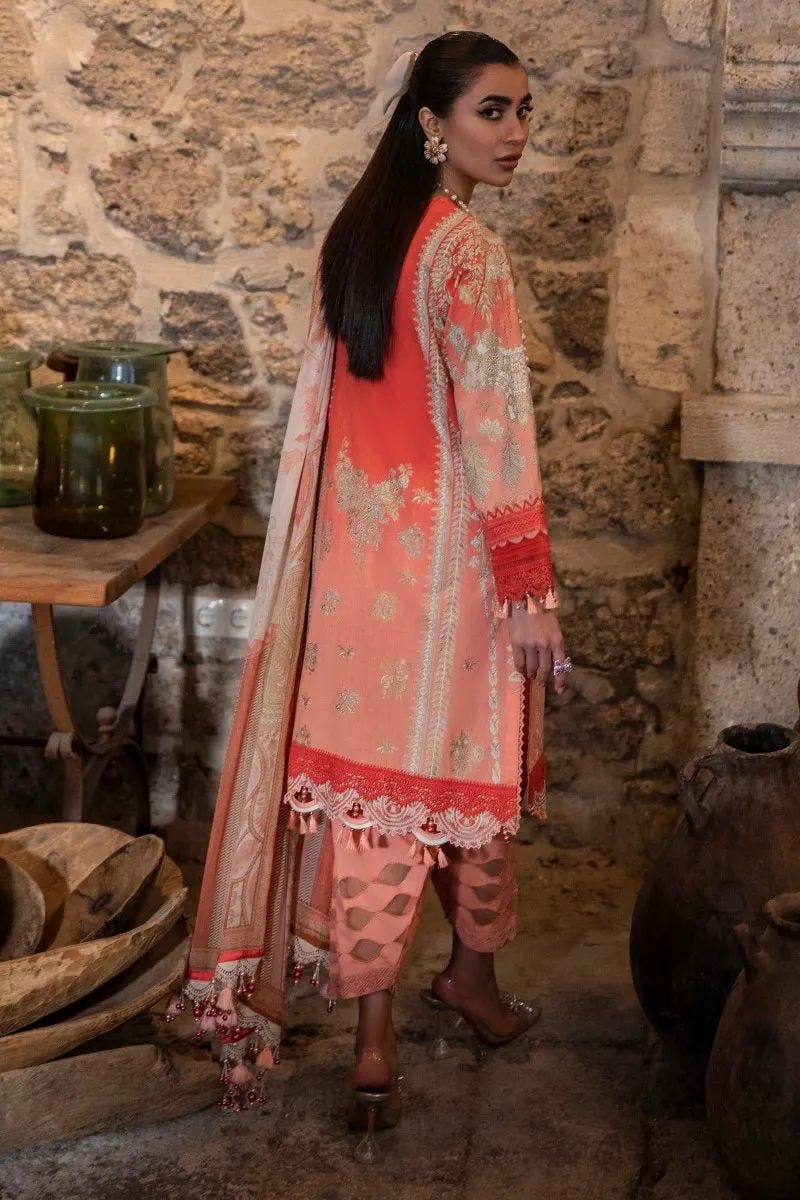 Sana Safinaz Ready to Wear Muzlin 3 Pcs Lawn Collection 10A