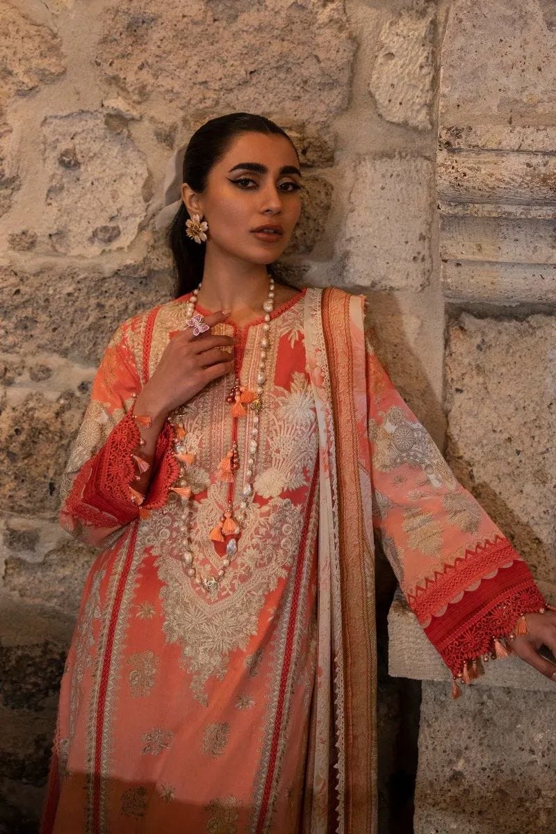 Sana Safinaz Ready to Wear Muzlin 3 Pcs Lawn Collection 10A