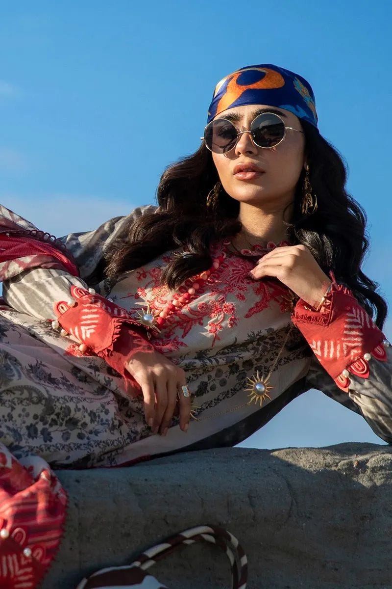 Sana Safinaz Ready to Wear Muzlin 3 Pcs Lawn Collection 13B