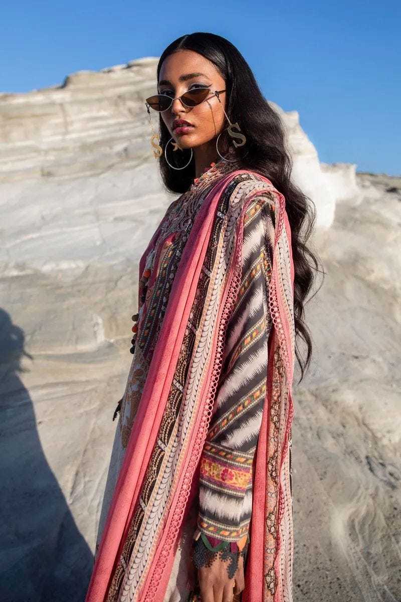 Sana Safinaz Ready to Wear Muzlin 3 Pcs Lawn Collection 14A