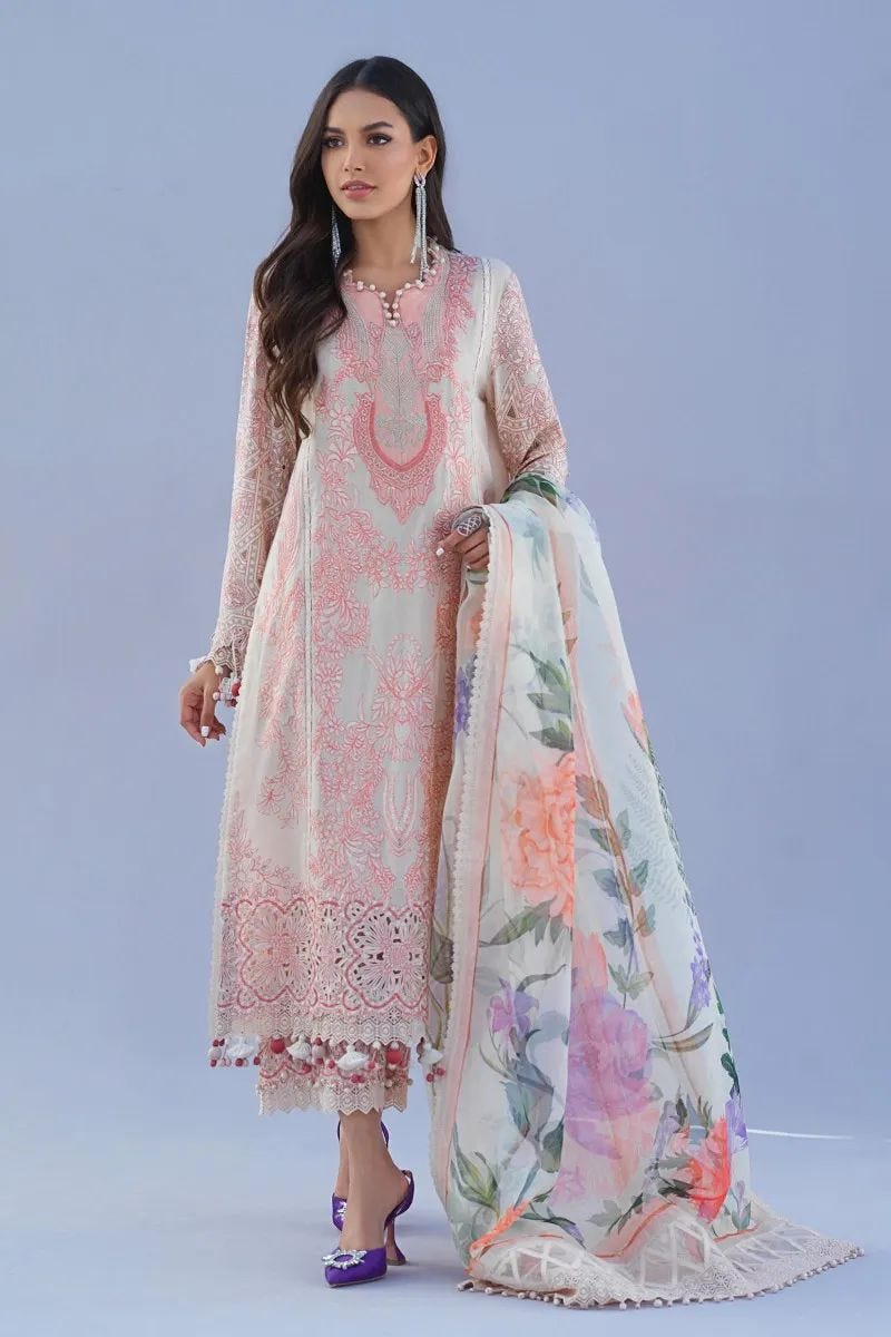 Sana Safinaz Ready to Wear Muzlin 3 Pcs Lawn Collection 16B