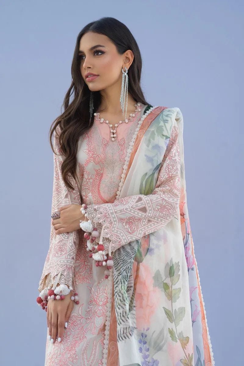 Sana Safinaz Ready to Wear Muzlin 3 Pcs Lawn Collection 16B