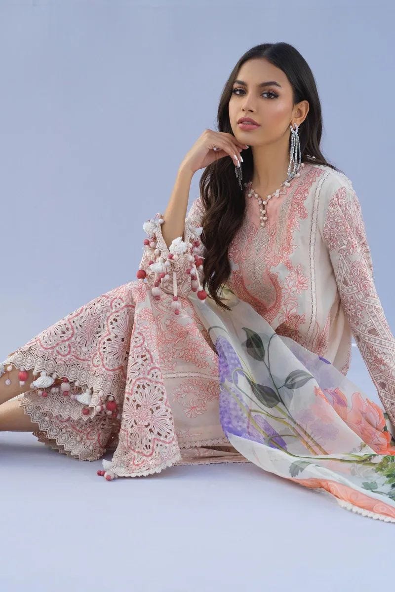Sana Safinaz Ready to Wear Muzlin 3 Pcs Lawn Collection 16B