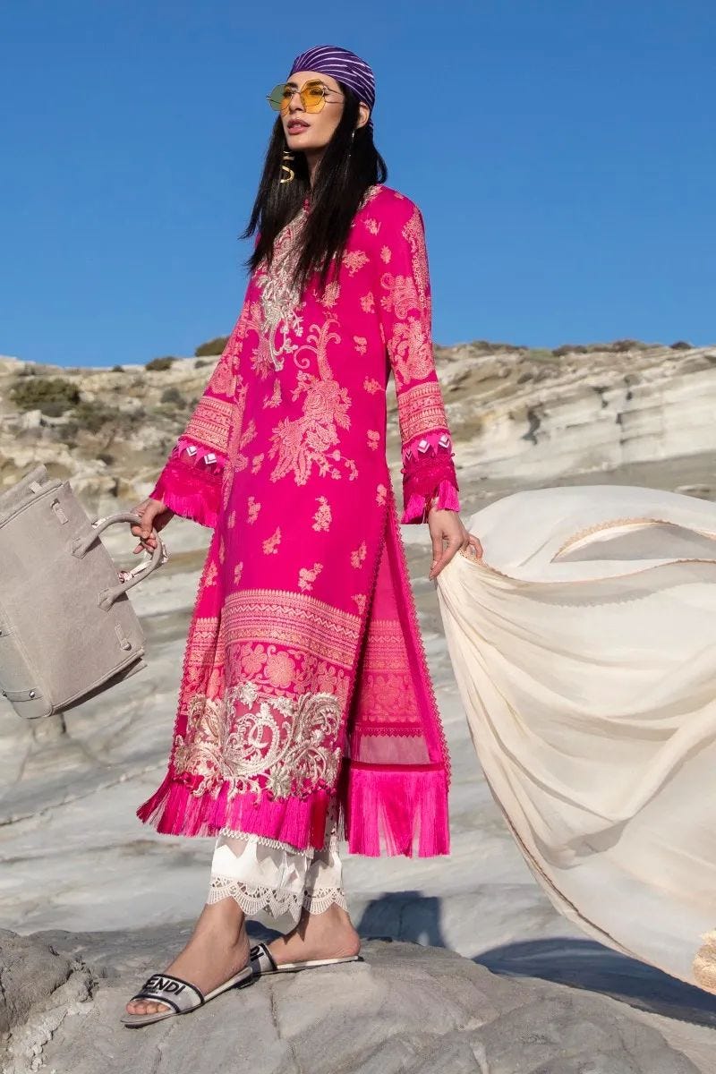 Sana Safinaz Ready to Wear Muzlin 3 Pcs Lawn Collection 01A