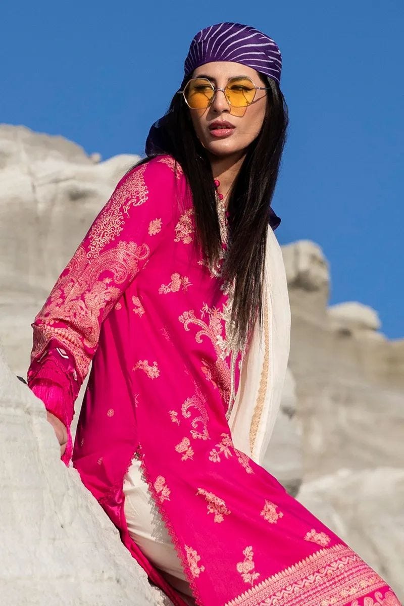 Sana Safinaz Ready to Wear Muzlin 3 Pcs Lawn Collection 01A