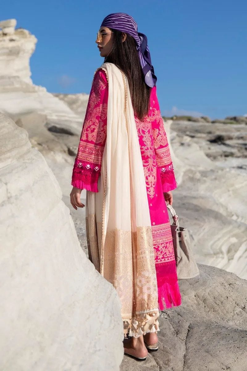 Sana Safinaz Ready to Wear Muzlin 3 Pcs Lawn Collection 01A