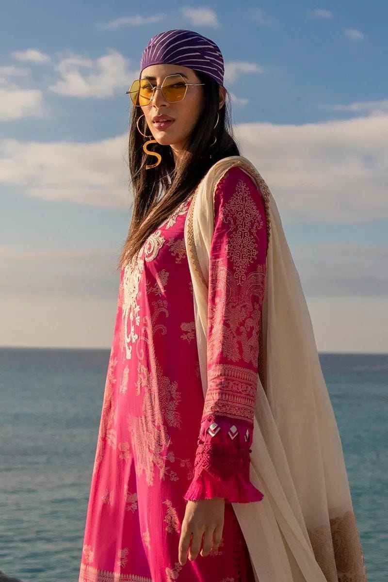 Sana Safinaz Ready to Wear Muzlin 3 Pcs Lawn Collection 01A