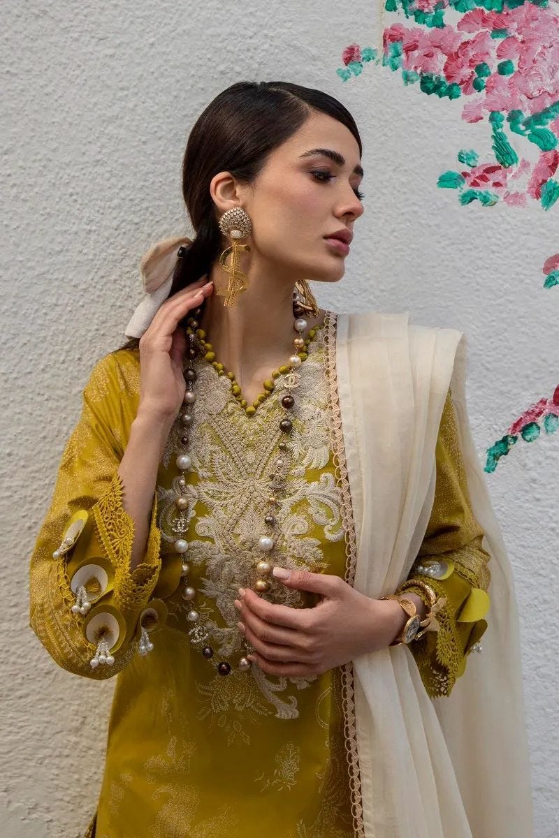 Sana Safinaz Ready to Wear Muzlin 3 Pcs Lawn Collection 01B