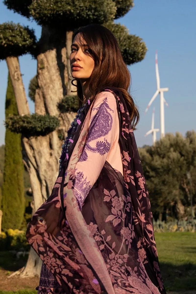 Sana Safinaz Ready to Wear Muzlin 3 Pcs Lawn Collection 02A