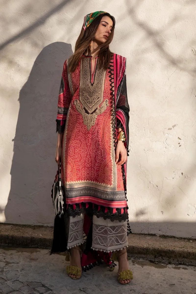 Sana Safinaz Ready to Wear Muzlin 3 Pcs Lawn Collection 04B