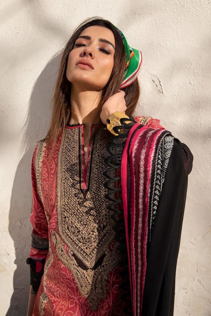 Sana Safinaz Ready to Wear Muzlin 3 Pcs Lawn Collection 04B