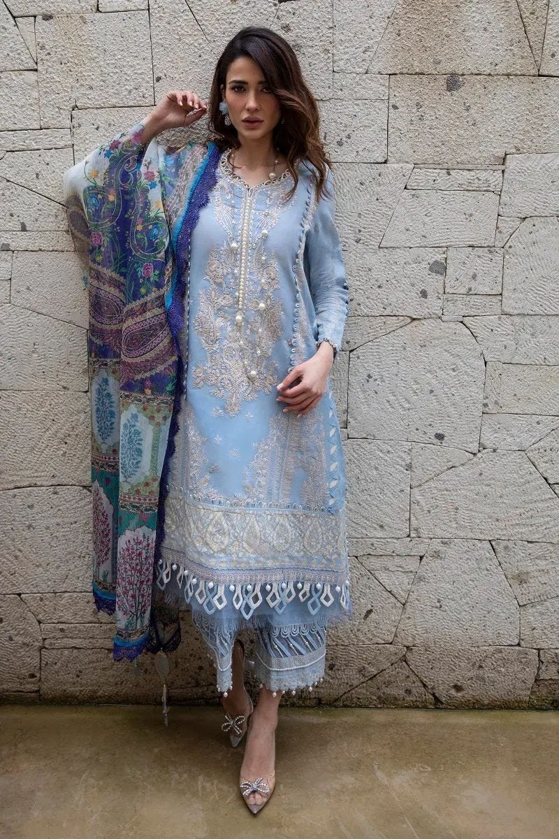 Sana Safinaz Ready to Wear Muzlin 3 Pcs Lawn Collection 07A