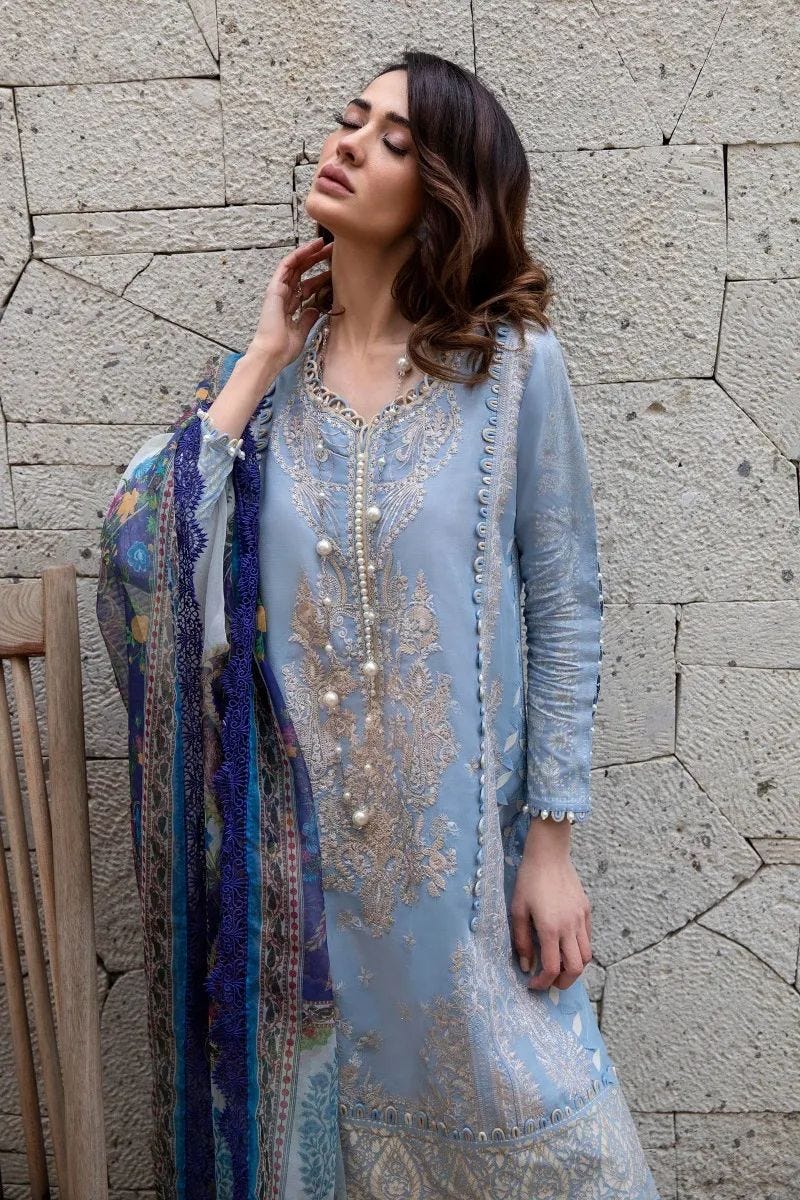 Sana Safinaz Ready to Wear Muzlin 3 Pcs Lawn Collection 07A