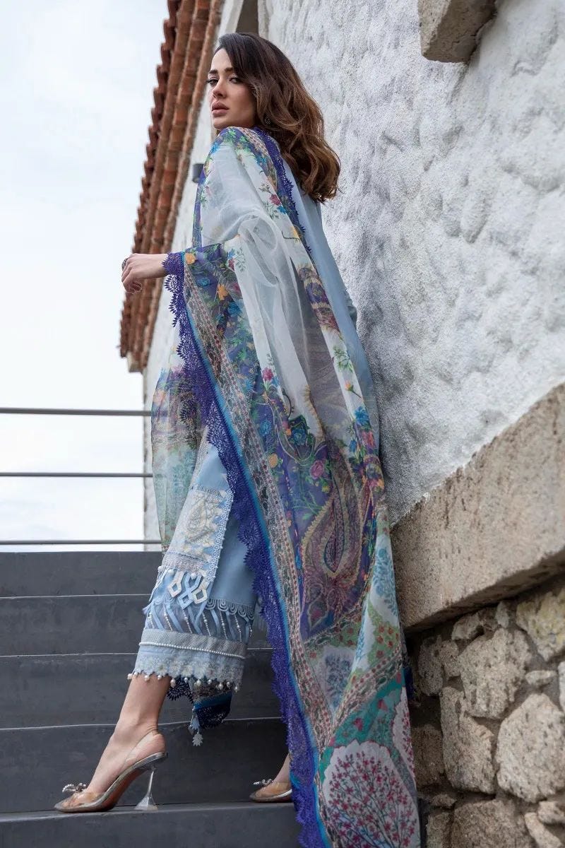 Sana Safinaz Ready to Wear Muzlin 3 Pcs Lawn Collection 07A