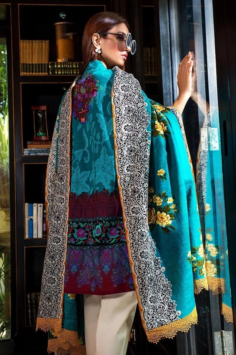 3 Pc Sana Safinaz Ready to Wear Winter 19 Mahay Collection 04A