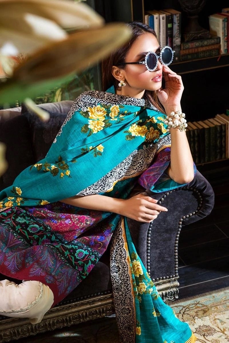 3 Pc Sana Safinaz Ready to Wear Winter 19 Mahay Collection 04A