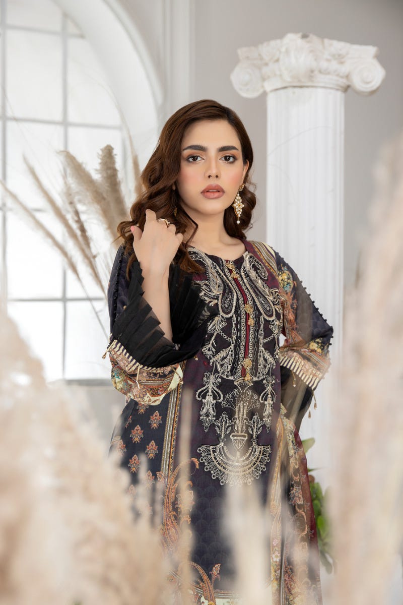 Luxury Lawn Ready to Wear Eid Collection by Mona 03