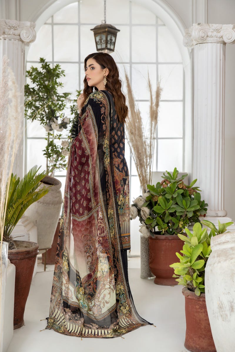 Luxury Lawn Ready to Wear Eid Collection by Mona 03