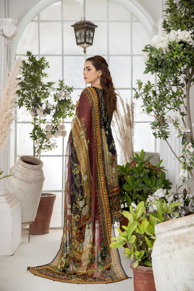 Luxury Lawn Ready to Wear Eid Collection by Mona 08