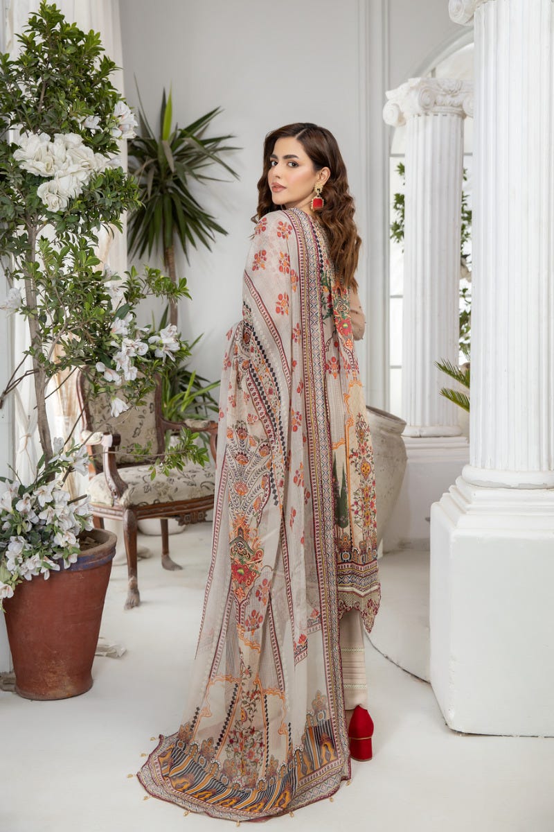 Luxury Lawn Ready to Wear Eid Collection by Mona 02