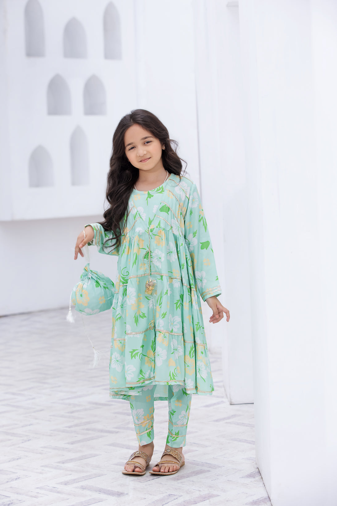 Zaiwa Ready to Wear Linen Girls Dress 12