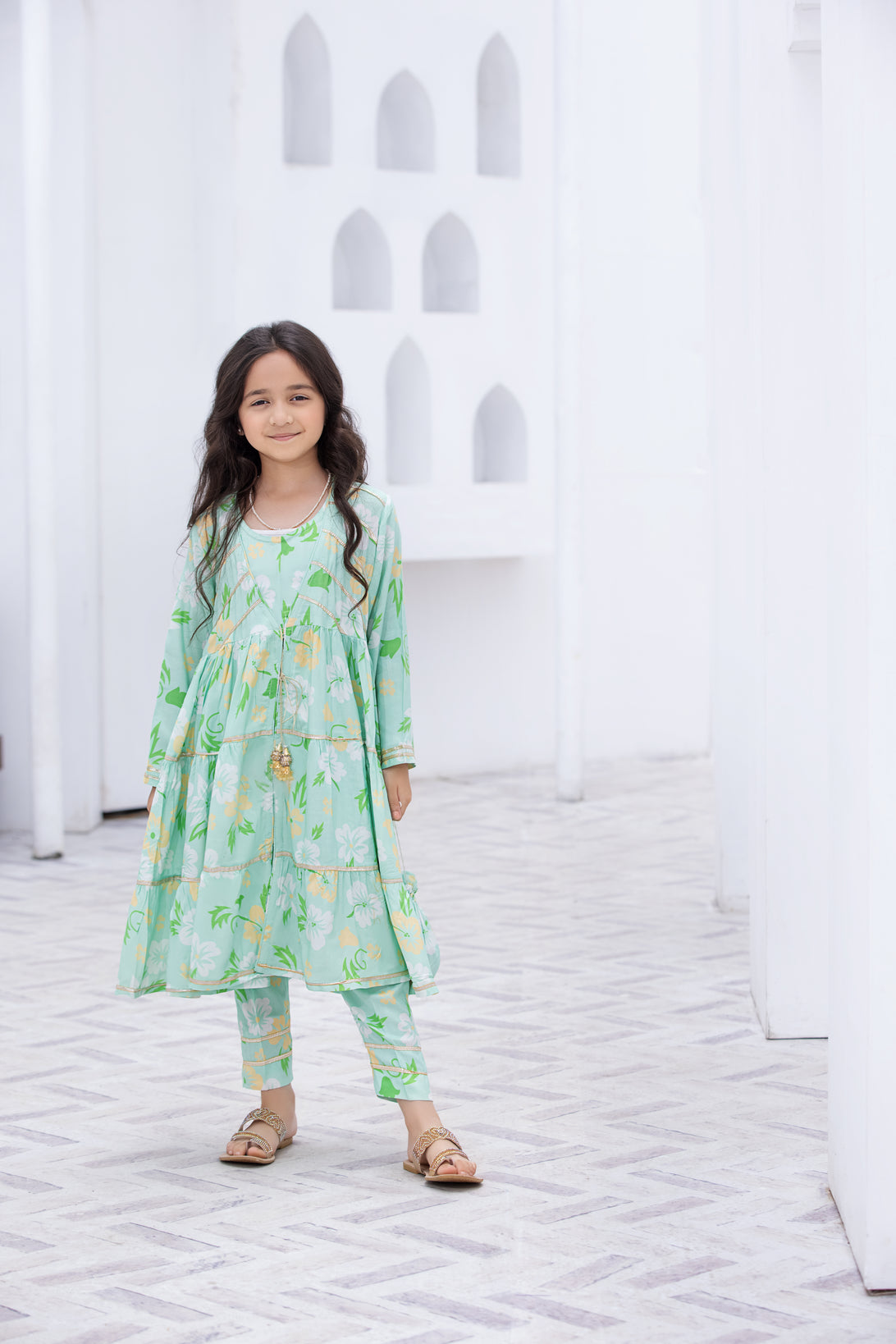 Zaiwa Ready to Wear Linen Girls Dress 12