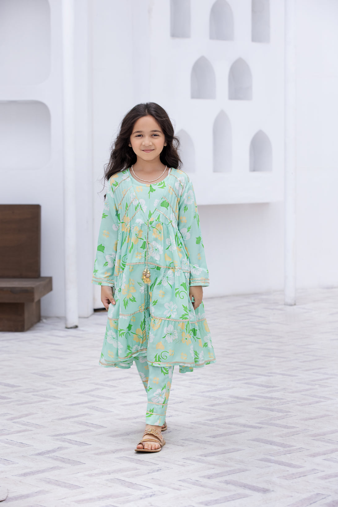 Zaiwa Ready to Wear Linen Girls Dress 12