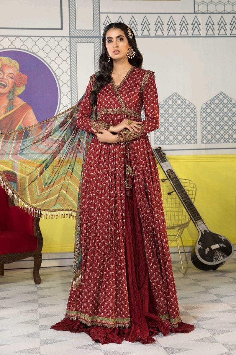 Maria B Ready to Wear Mprints Embroidered Lawn Collection 9B