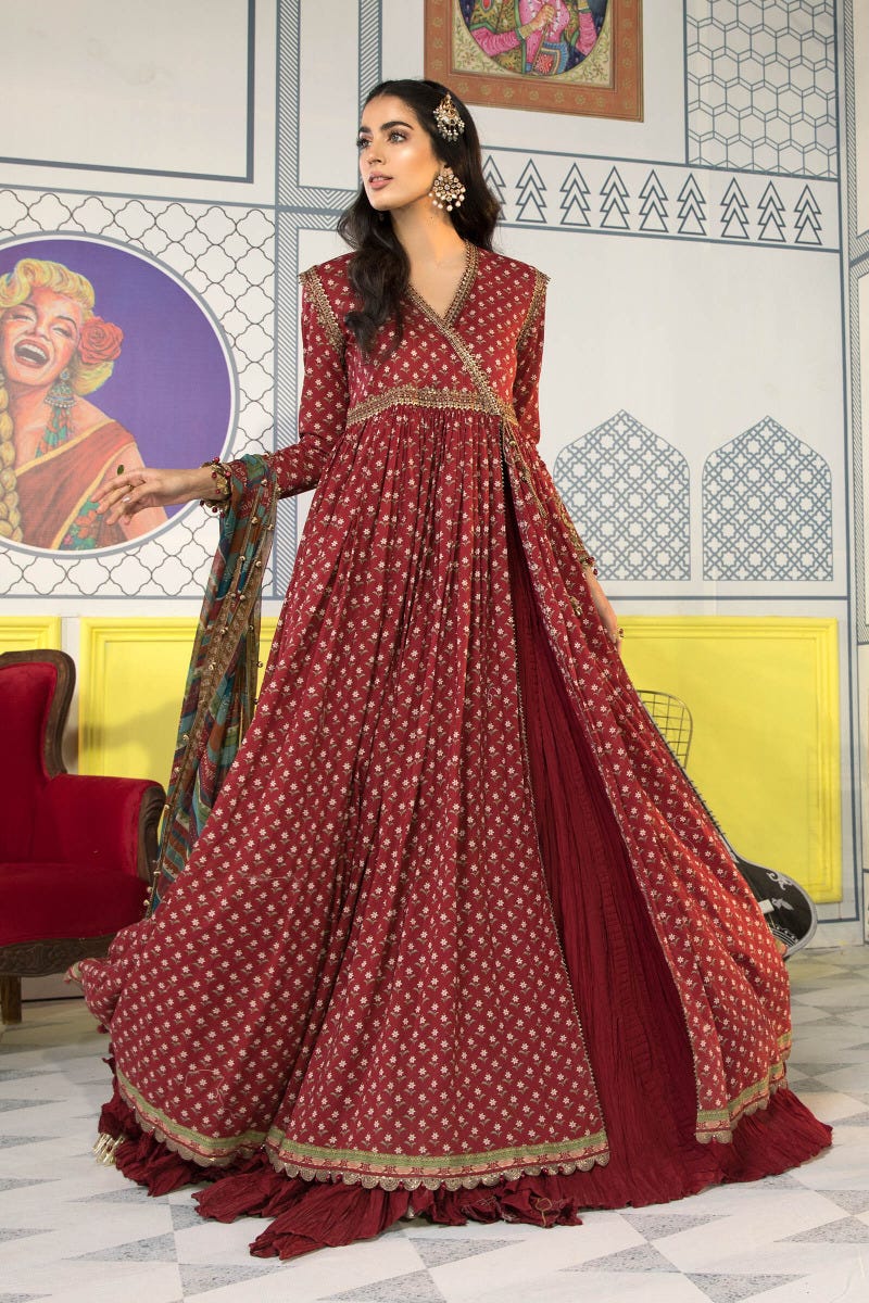 Maria B Ready to Wear Mprints Embroidered Lawn Collection 9B