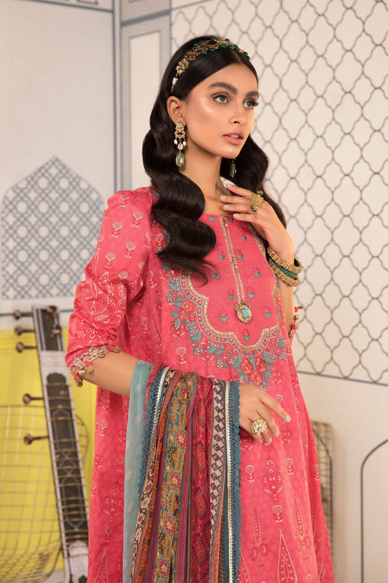 Maria B Ready to Wear Mprints Embroidered Lawn Collection 11B