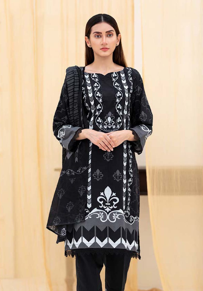 Premium Ready to Wear 3 Pcs digital Lawn Collection 09