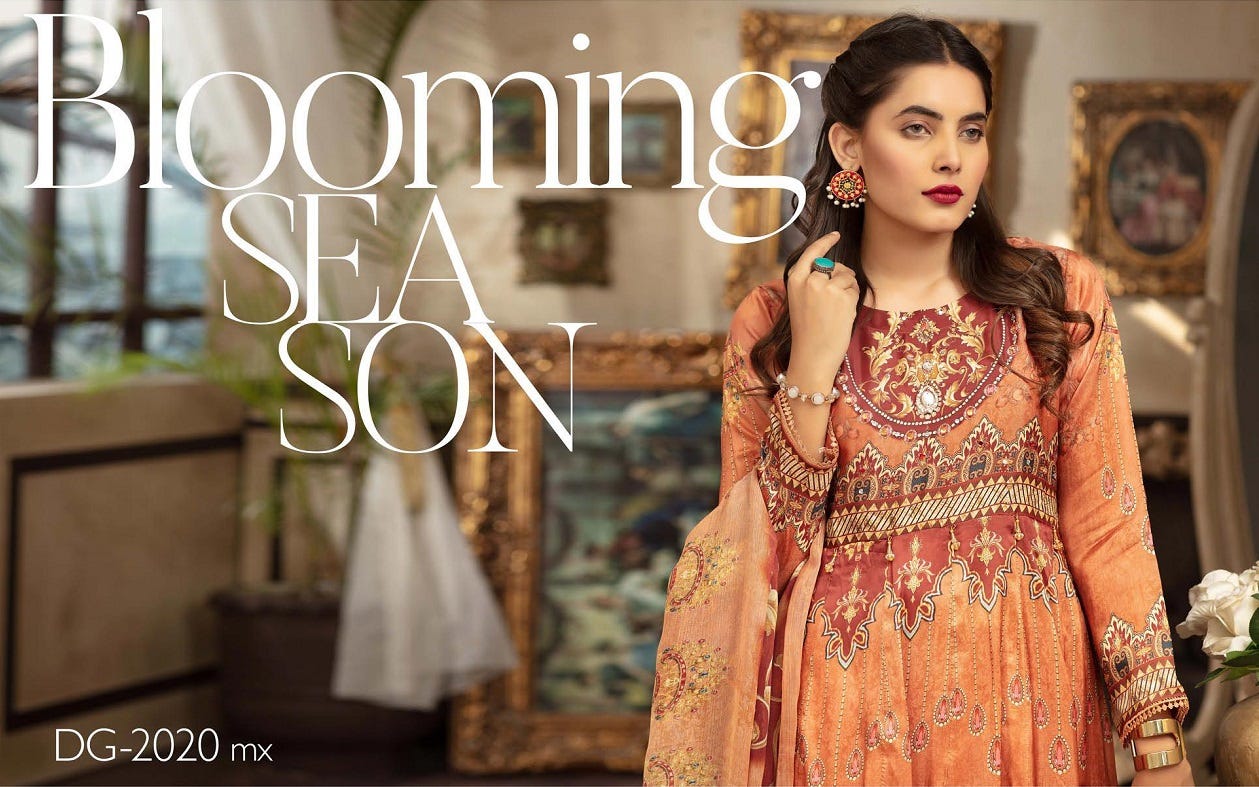 Simrans SS20 Pret Peplum lawn Dress DG2020