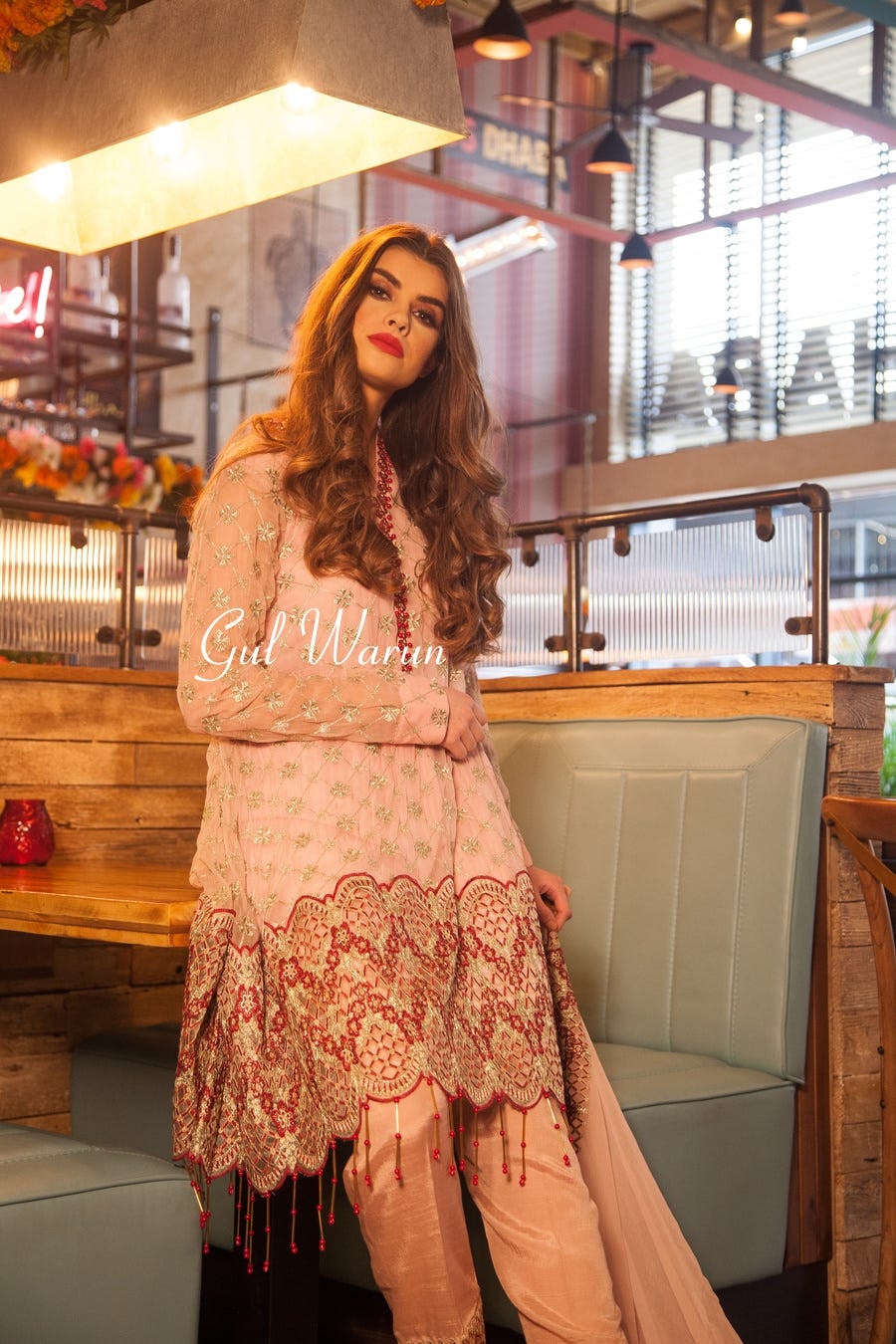 Zephyr Luxury Chiffon Dress by Gulwarun